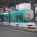 新幹線カラーにデザインされた車両