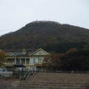 元町公園から見た函館山