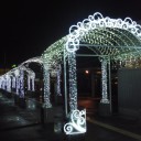 函館駅前広場光のアーチ